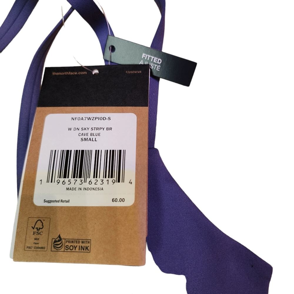 Northface Blue Sports Bra Size Small - Picture 7 of 8